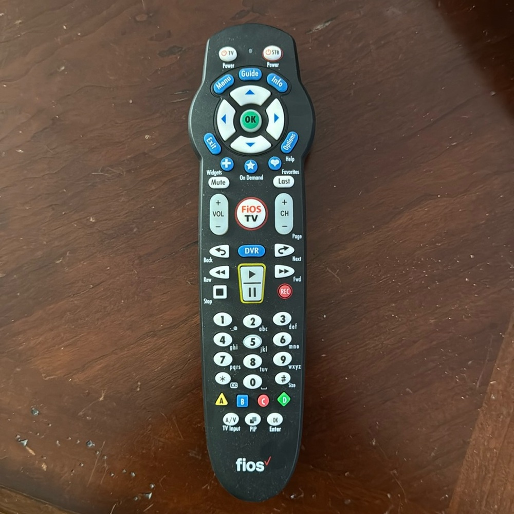 Replacement Remote Control Fit for Verizon FiOS TV 2-Device Remote Control DVR